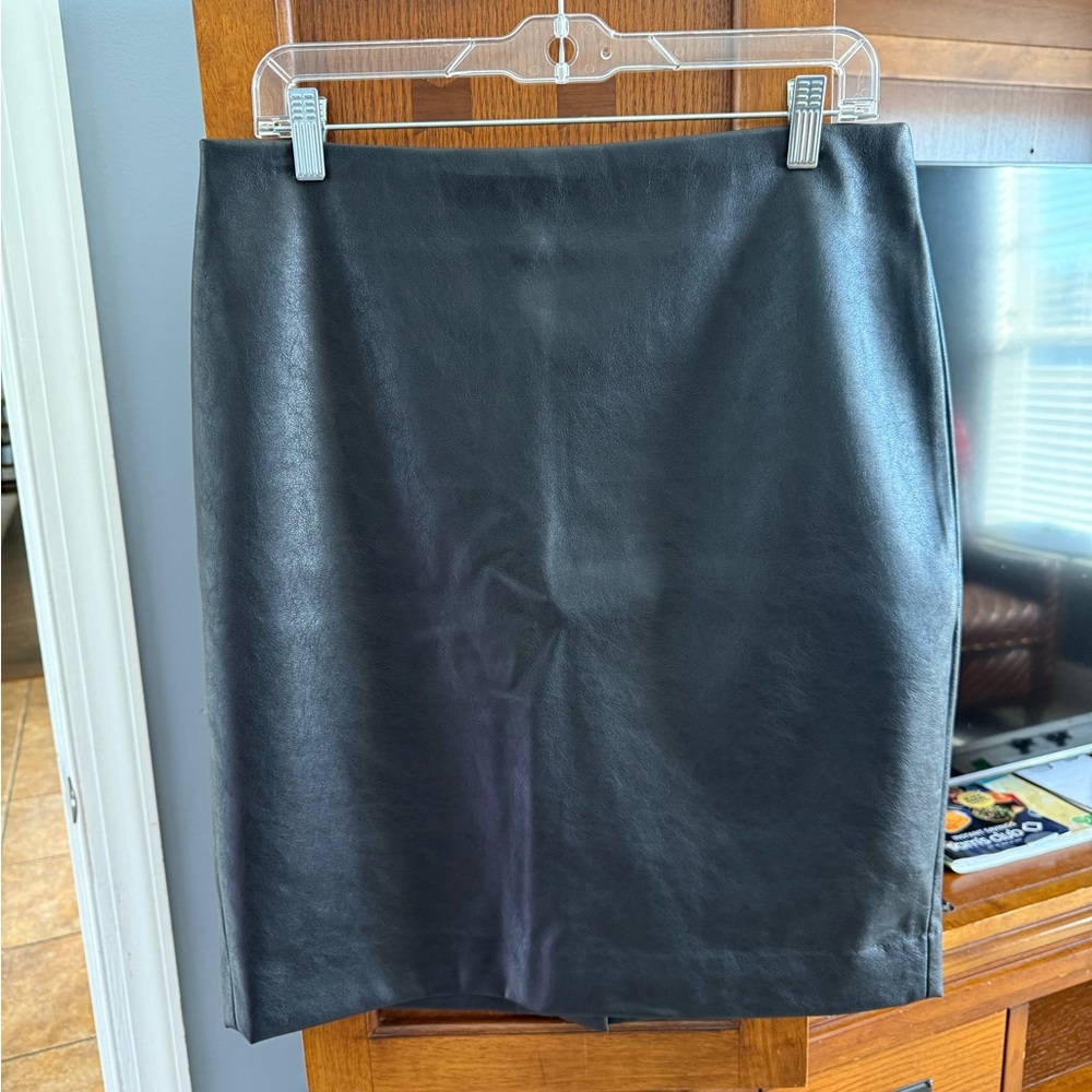 J. Crew Factory Sleek Black Pencil Skirt
